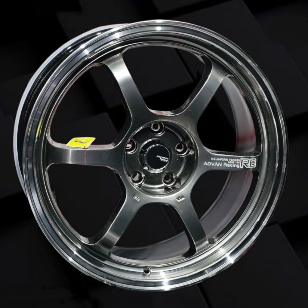 velg racing r18 ADVAN R6 FLOW FORMING r18 pcd 5X108 velg mobil ring 18 velg mobil jaecoo j5 Chery om