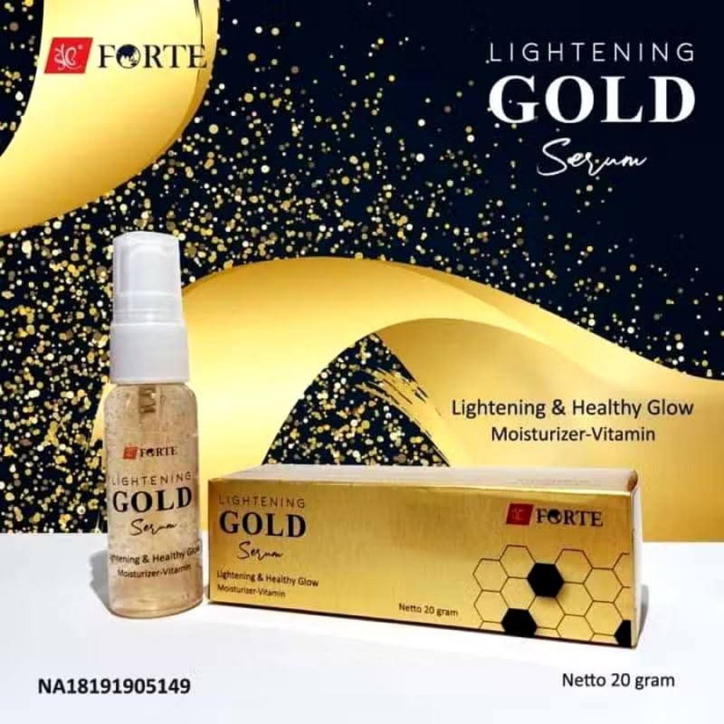 (BPOM) SYB FORTE SERUM GOLD BRIGHTENING / SERUM WAJAH FOR LIGHTENING AND HEALTHY GLOW / SYB ORIGINAL