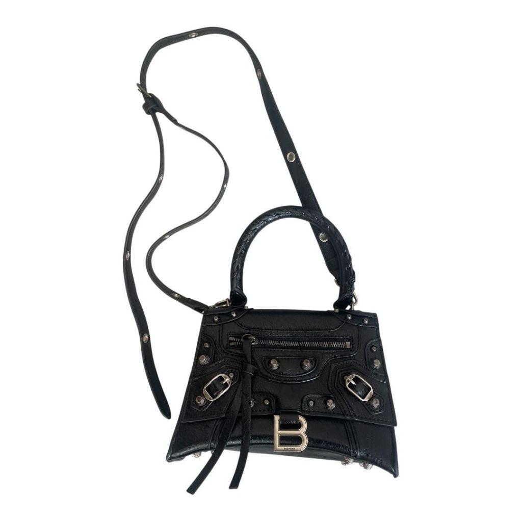 tas balenciaga hourglass x le cagole top handle crossbody bag