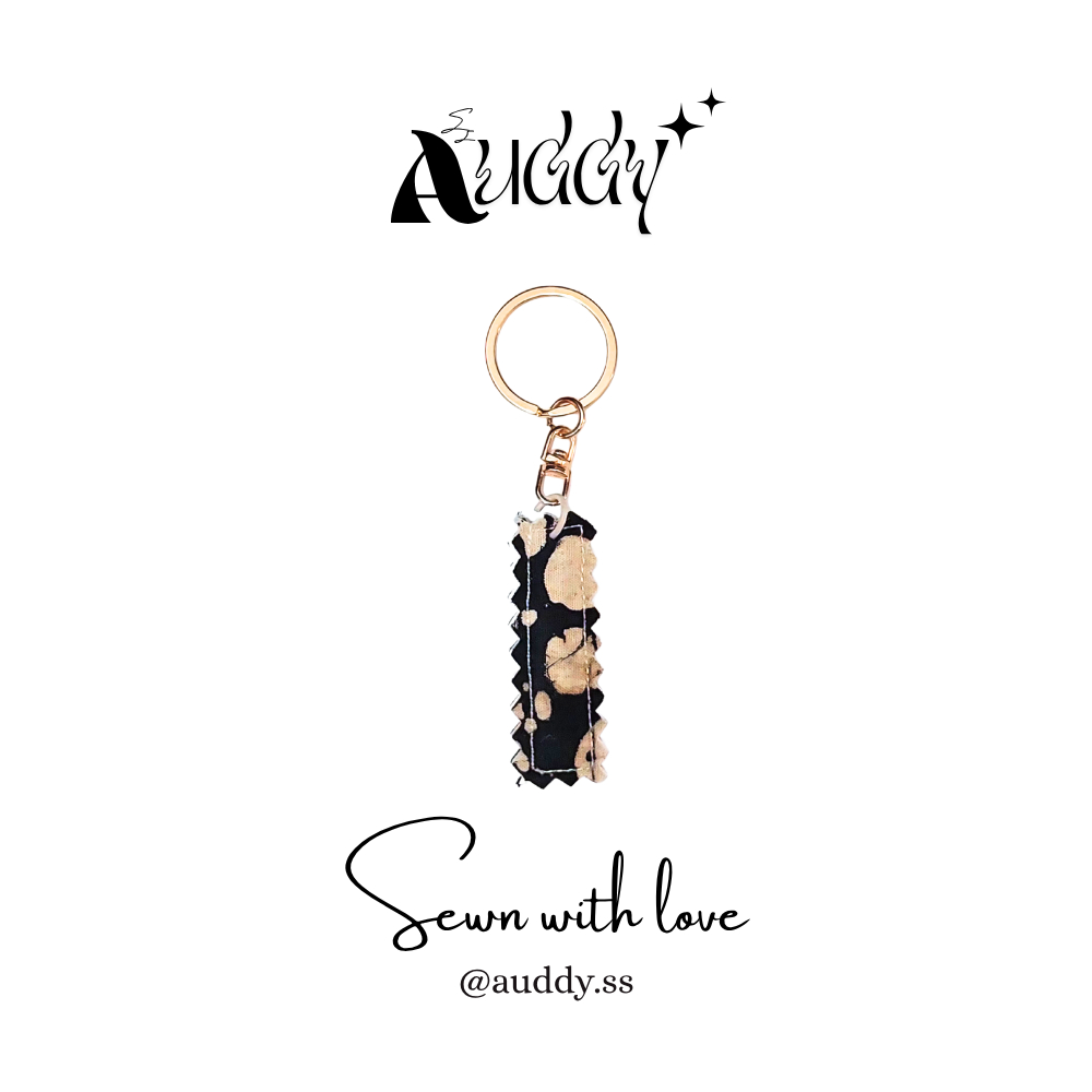Huruf I Gantungan Kunci Huruf Handmade | Aksesoris Tas Lucu | Keychain Unik Kain Perca