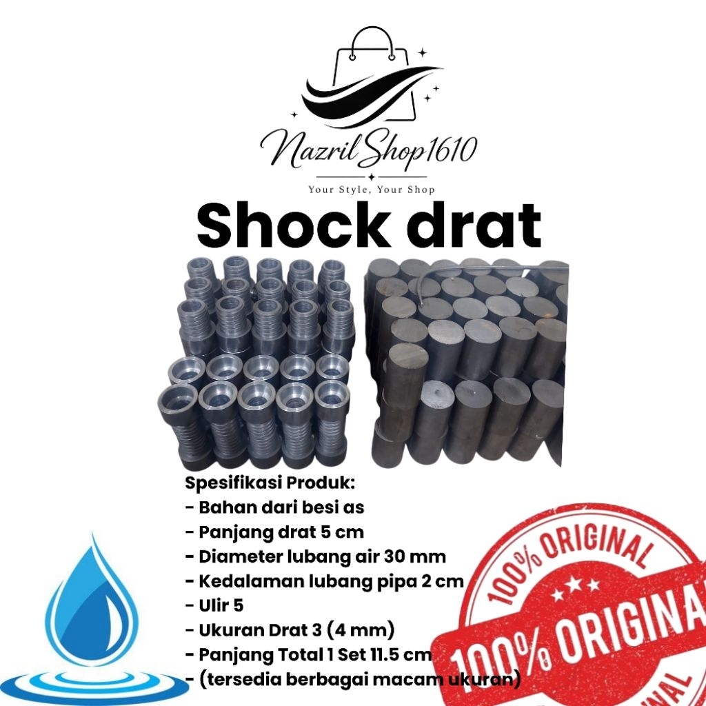 shock drat pipa pengeboran buat sumur bor