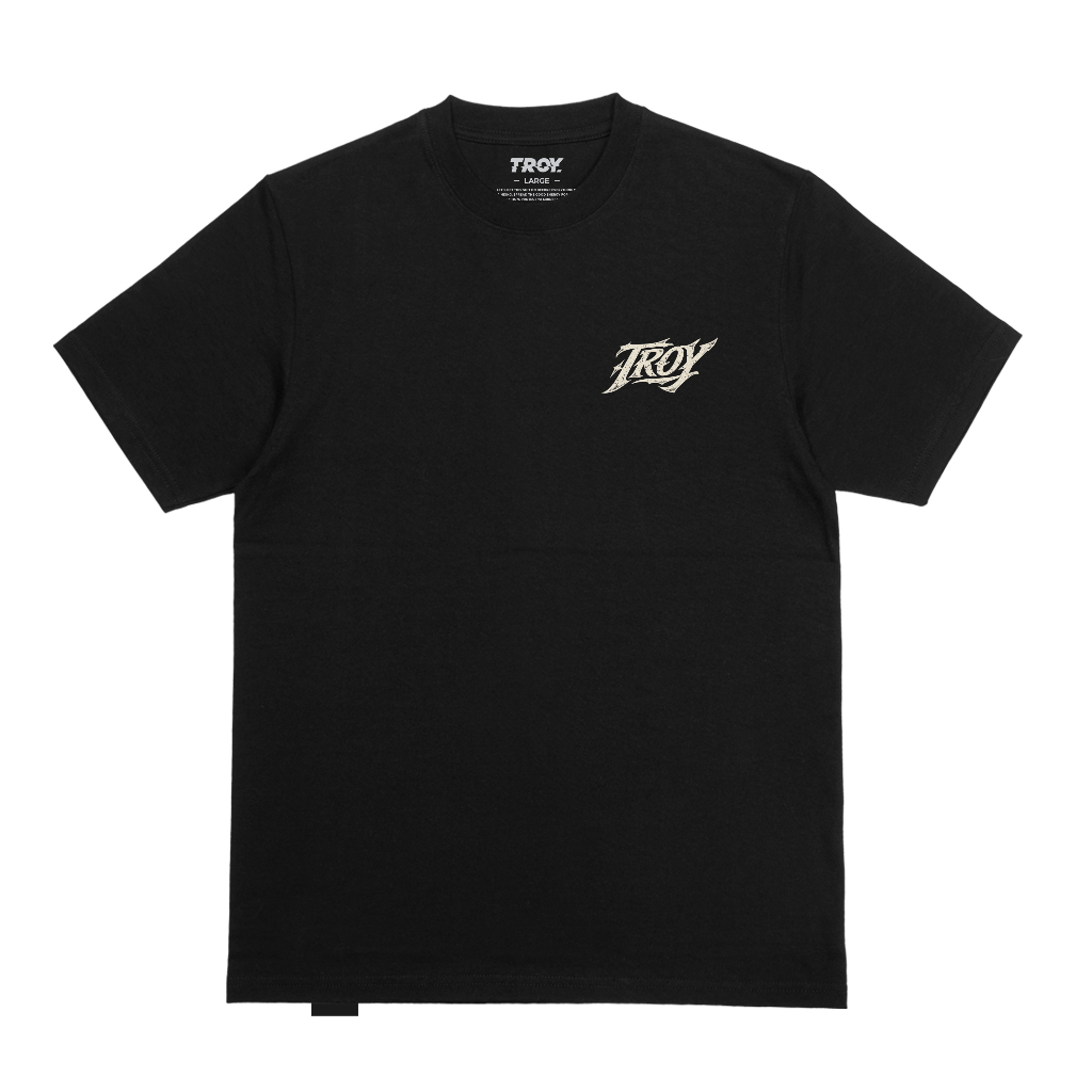Troy Company Kaos Pria Lengan Pendek Hitam - Energy Burst Tshirt Black MTD 3602