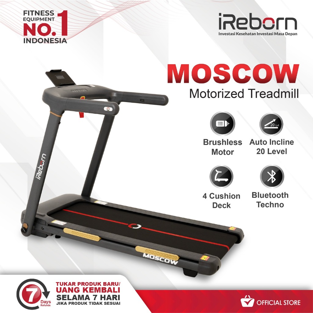 iReborn - Treadmill Elektrik Alat Fitness Moscow (Official Shop)