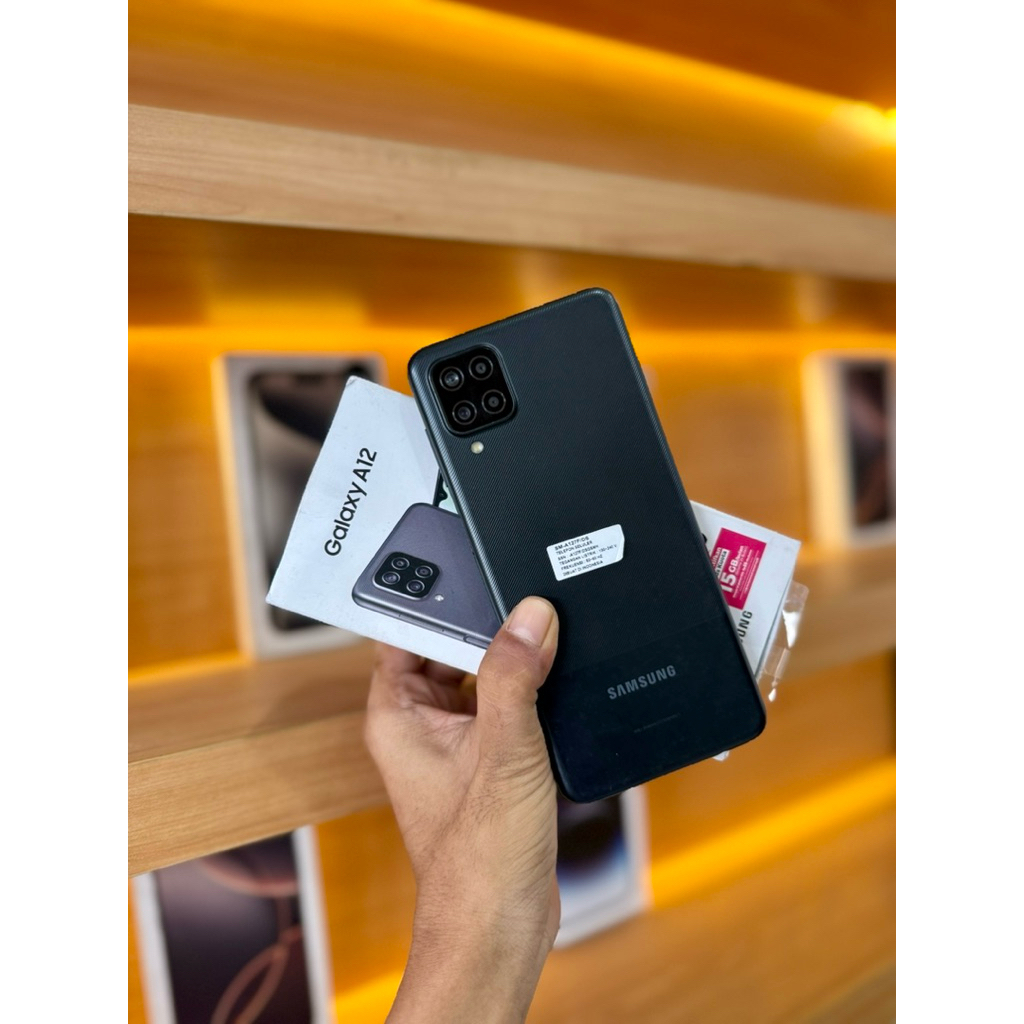 SAMSUNG A12 6/128GB // 4/128GB SECOND MULUS PEMAKAIAN