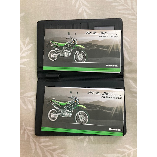 Kawasaki Buklet Buku Service Motor KLX 150 L Bekas