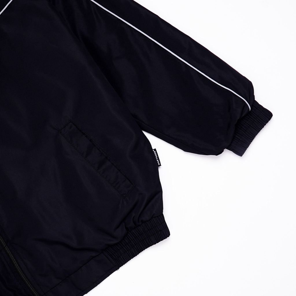 Cuci Gudang Westgods - Jaket Tracksuit Outdoor Vintage Bahan Parasut Taslan Lis Reflektive Menyala