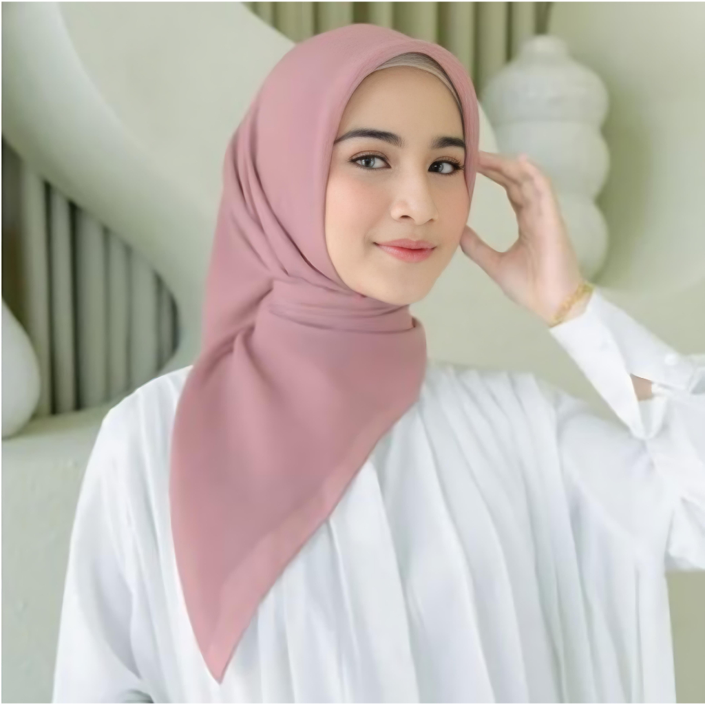 Hijab Segiempat Paris Jadul Varisha Ori Ivory