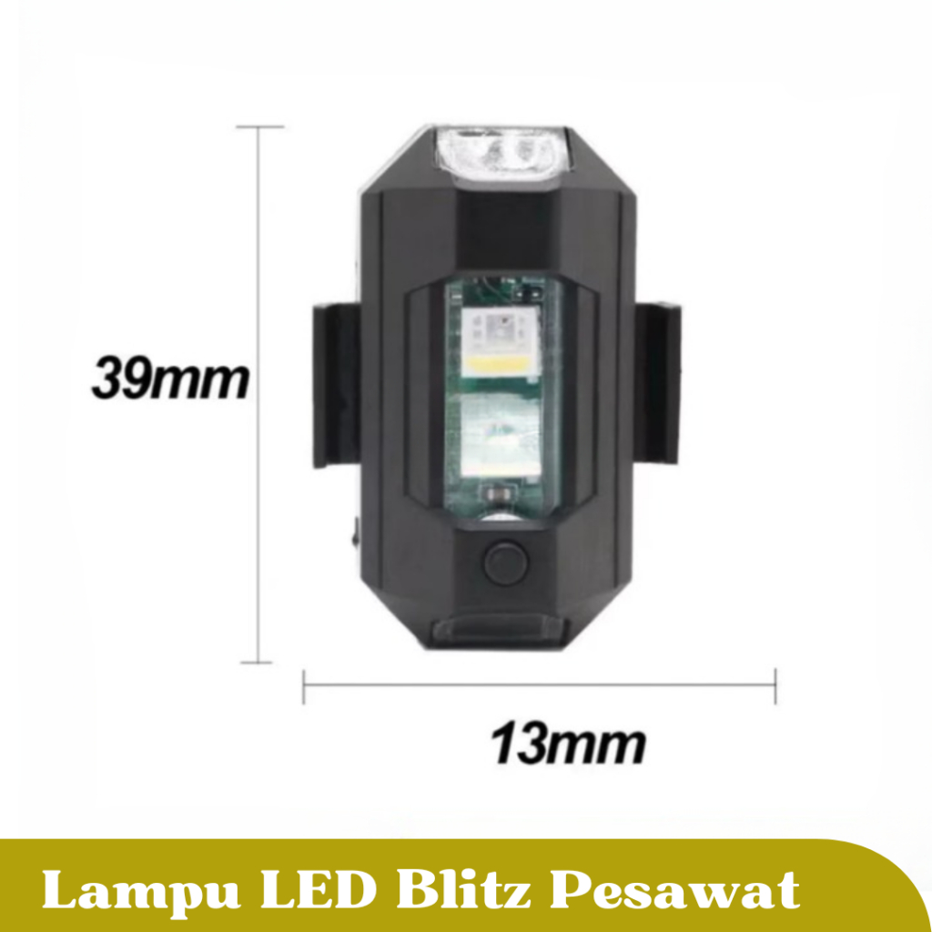Lampu Led Kedip Pesawat Mobil Motor Warna Lampu Blitz Pesawat
