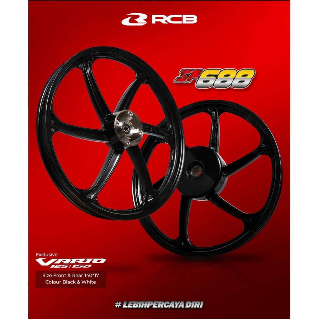 PROMO BOSSKU/VELG SP688 VARIO125 140*140-17/RCB/ORIGINAL