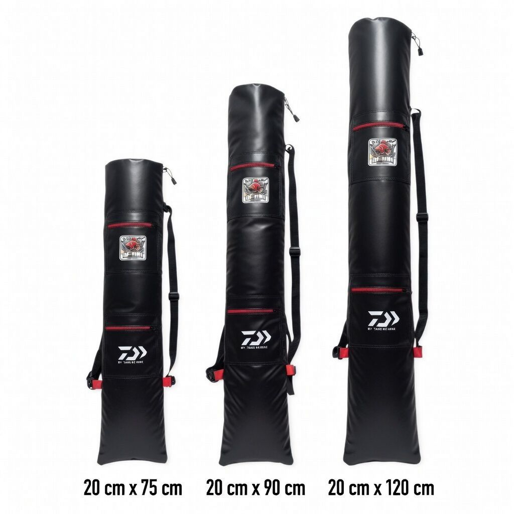 GF Tas Pancing Serut Tas Pancing Anti Air Tas Pancing Waterproof Tas Pancing Kulit Sintetis Jeruk