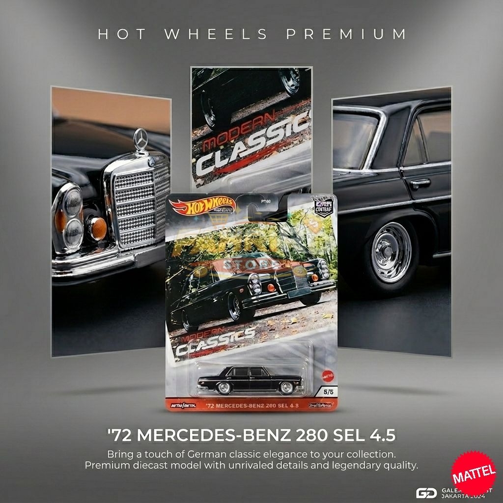 Hot Wheels Modern Classics 72 Mercedes Benz 280