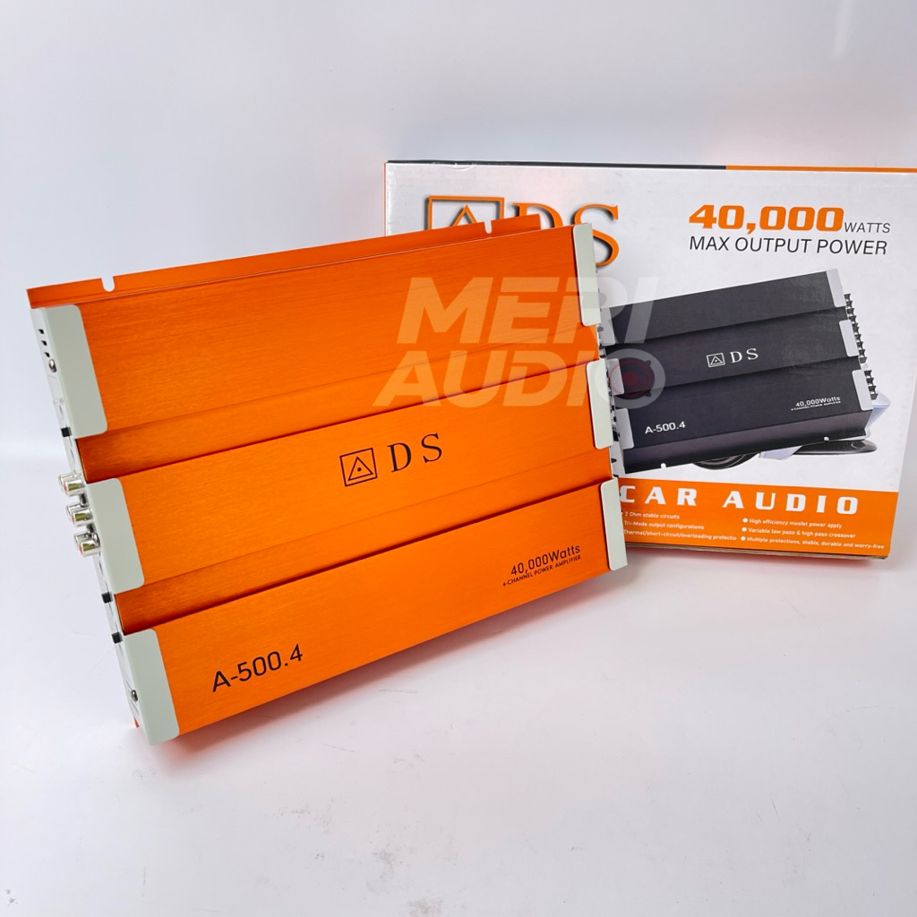 power Amplifier 4Channel ADS AD 500.4 Class AB Car Amplifier