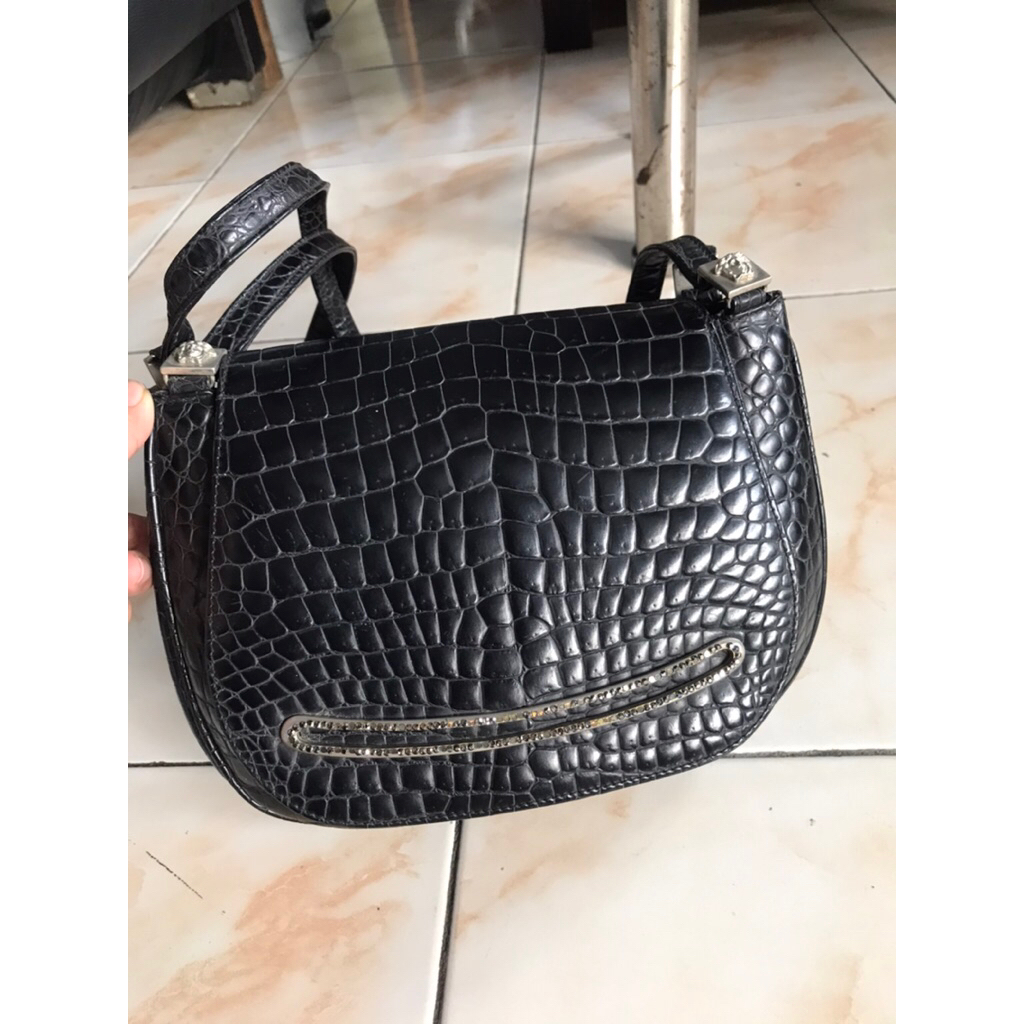 tas vintage gianni versace rhinestone
