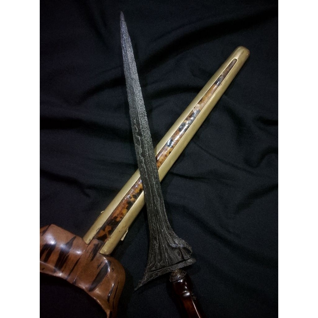 Keris Sepuh Sinom Kuno Antik Pamor Wengkon Warangka Timoho - Keris Sepuh Majapahit
