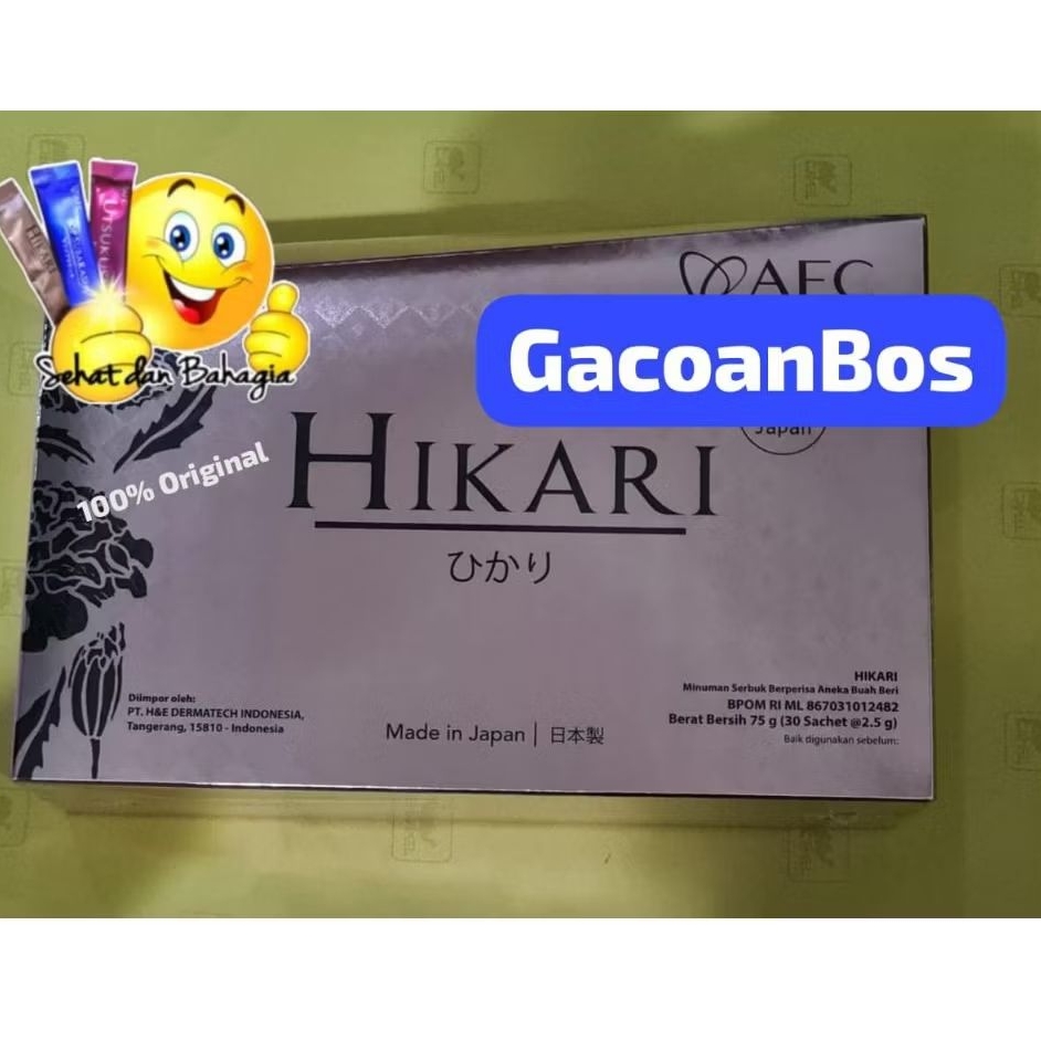 HIKARI / UTSUKUSHII GOLD ORIGINAL AFC JAPAN EXP TH 2029 TERBARU!!!