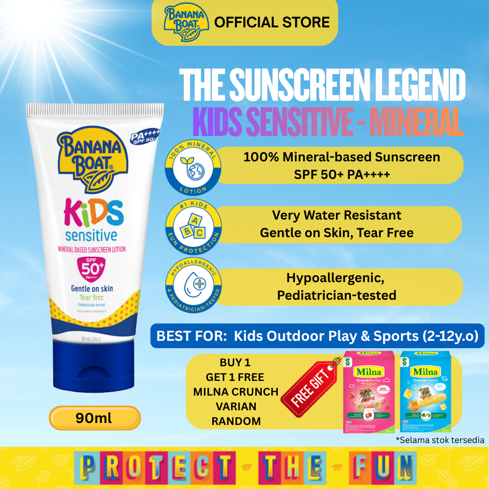 Banana Boat Kids Sensitive Sunscreen Lotion SPF50+ 90ml