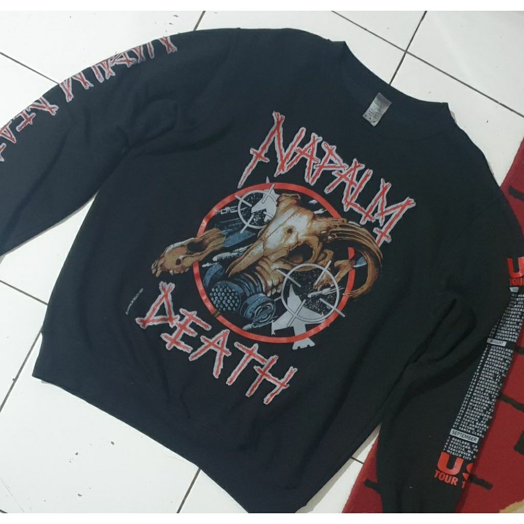 crewneck napalm death