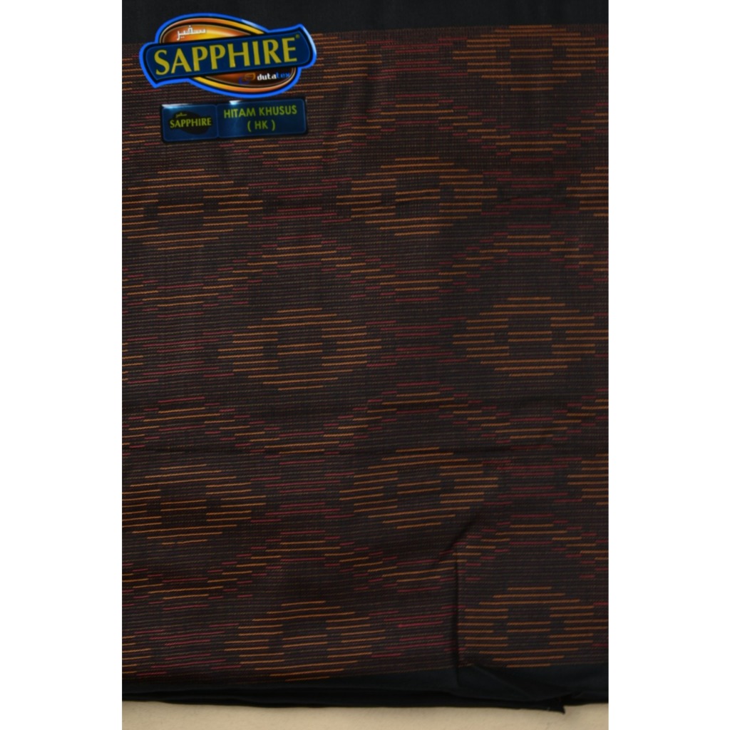 Sarung Sapphire Hitam Khusus Premium by Dutatex Bagus Adem