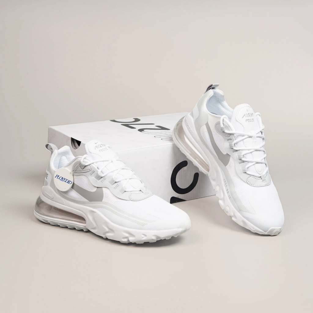 Nike Air Max 270 React White Light Smoke Grey