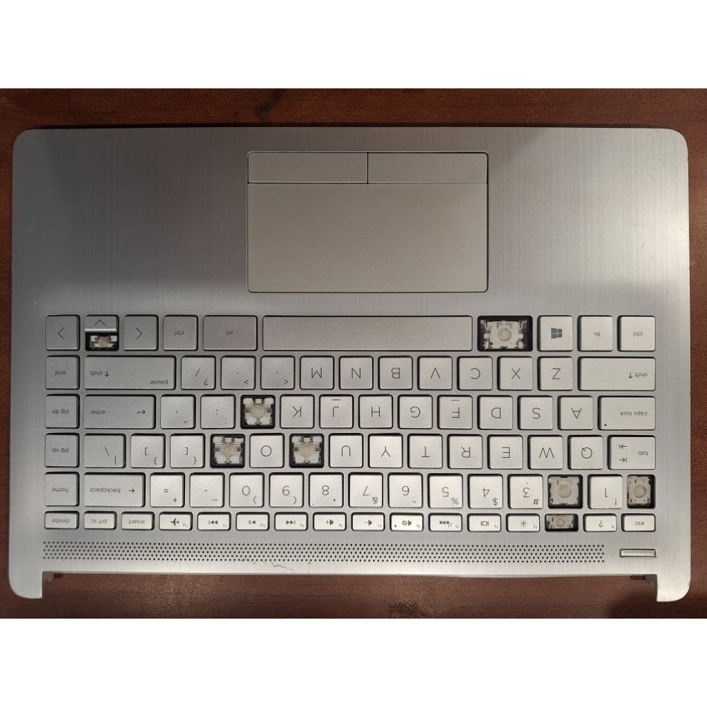 Palmrest + keyboard eror laptop Hp 14- CF, DK 14s-DF copotan