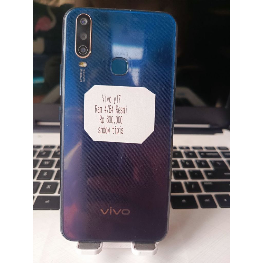 Vivo y17 ram 4/64 resmi deskripsi cek