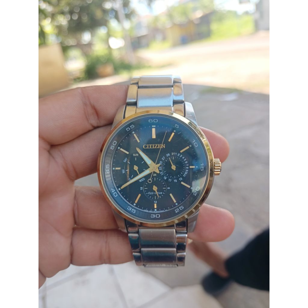 jam tangan CITIZEN eco drive bekas normal poll