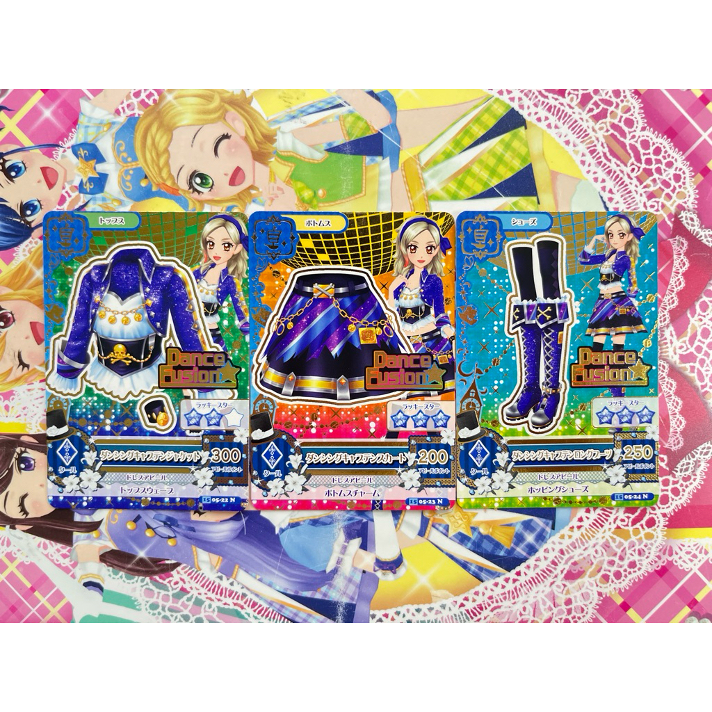 Kartu Aikatsu Jepang Rin Kurosawa Dancing Captain Set Dance Fusion Story Peter Pan Original Langka R