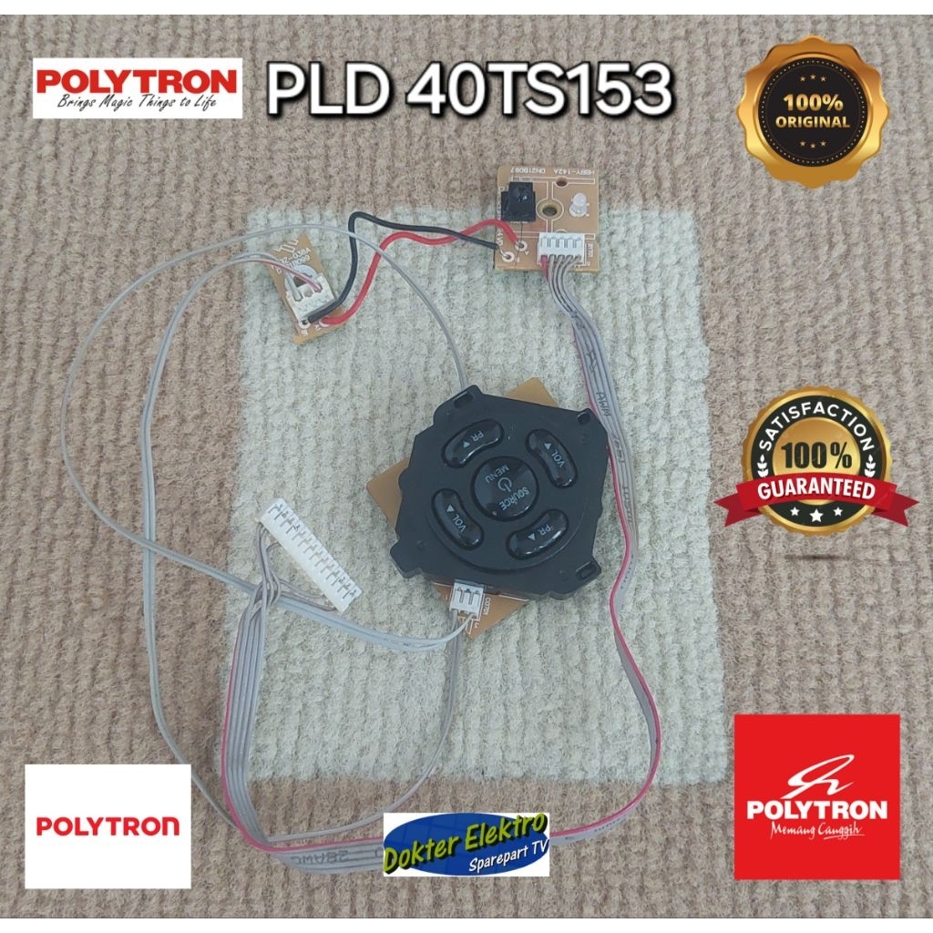 SENSOR IR TOMBOL POLYTRON PLD 40TS153 ORIGINAL
