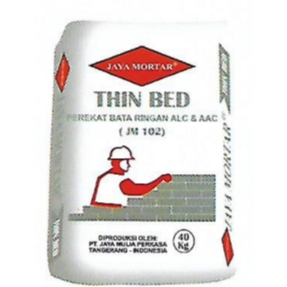 JAYA MORTAR (JM 102) Perekat Instan Bata Ringan (THINBED) 50kg  // Setara MU - TF LGSG