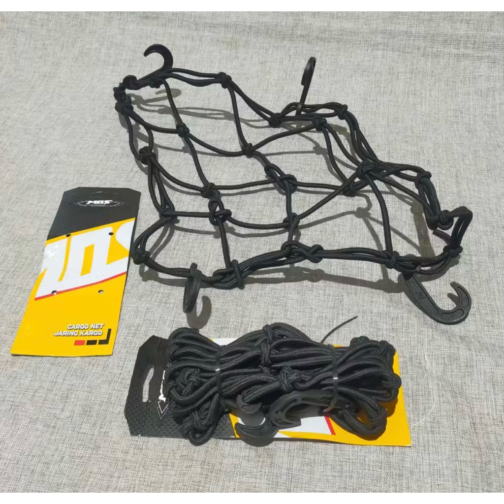 Jaring Helm Jumbo Universal Touring Lebar 40x40 Diameter tali 6mm Jala Helm CB GL Tiger Megapro Vixi