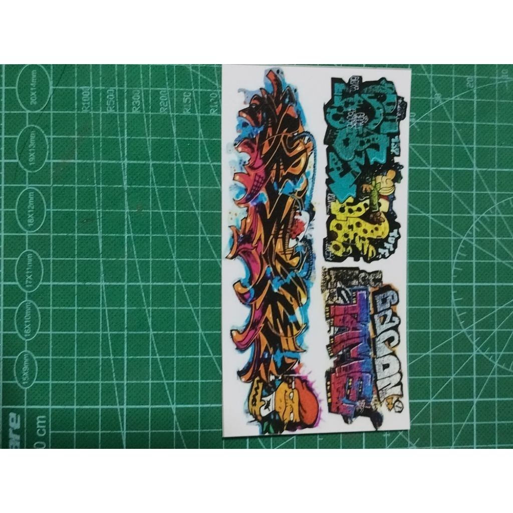 Stiker skala 64 Grafiti Z