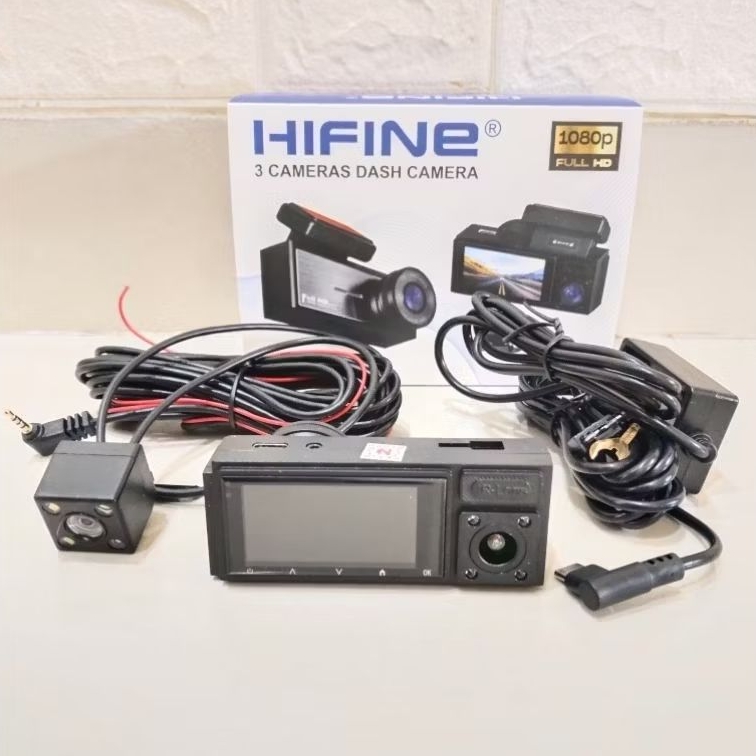 Dashcam Mobil HIFINE Wifi 3 Kamera
