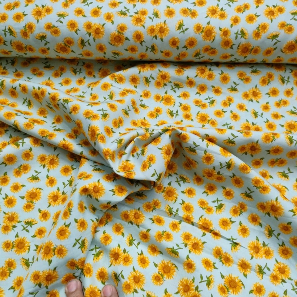 Kain meteran poplin motif EX GARMEND/Kain poplin motif super premium/kain poplin motif