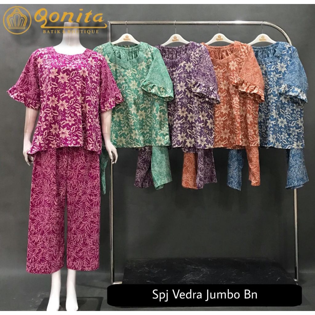 Setelan Qonita Ld 120 Spj Vedra Jumbo BN