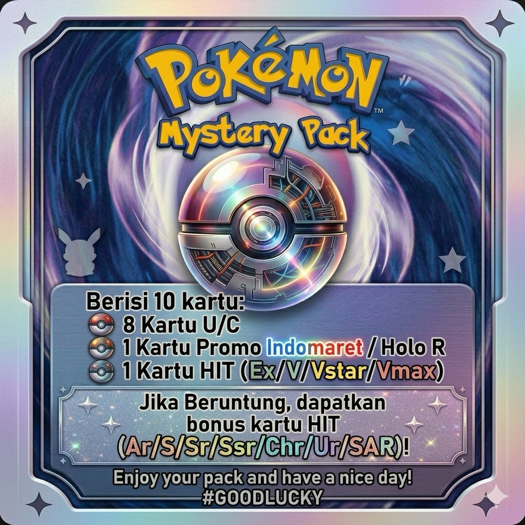 Oripa Mystery Box Kartu pokemon dijamin HIT