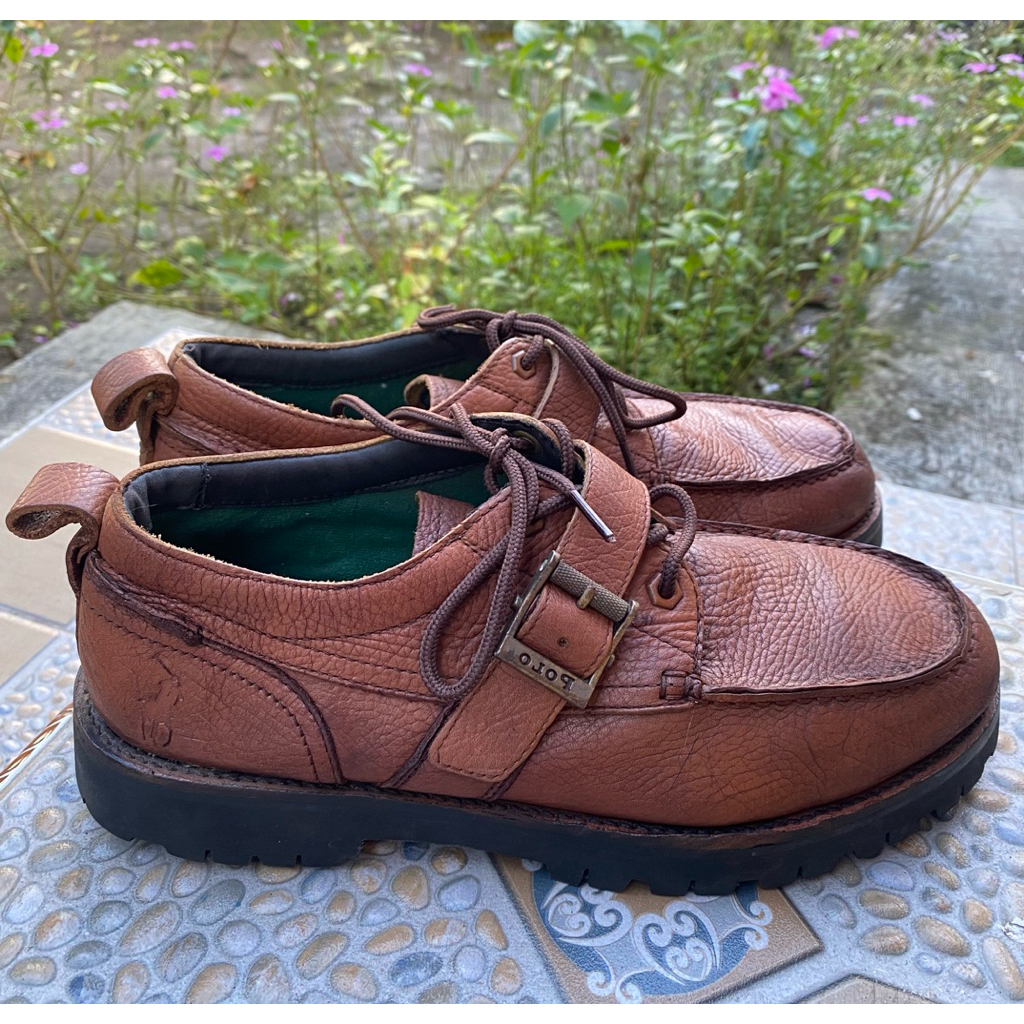 Polo Sport Ralph Lauren Leather Buckle Strap Shoes/Boots Men US 11 D