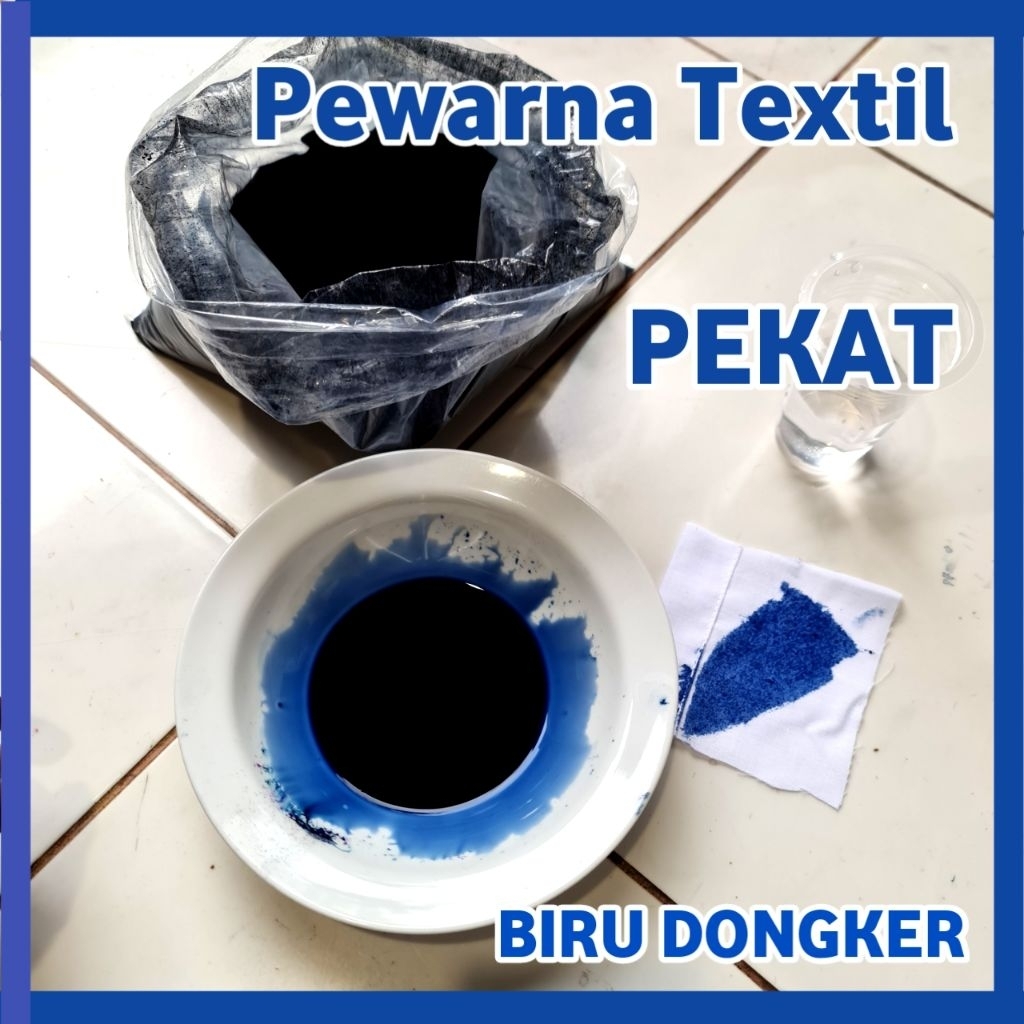 Pewarna pakaian / Wantex kiloan Biru Dongker 1kg