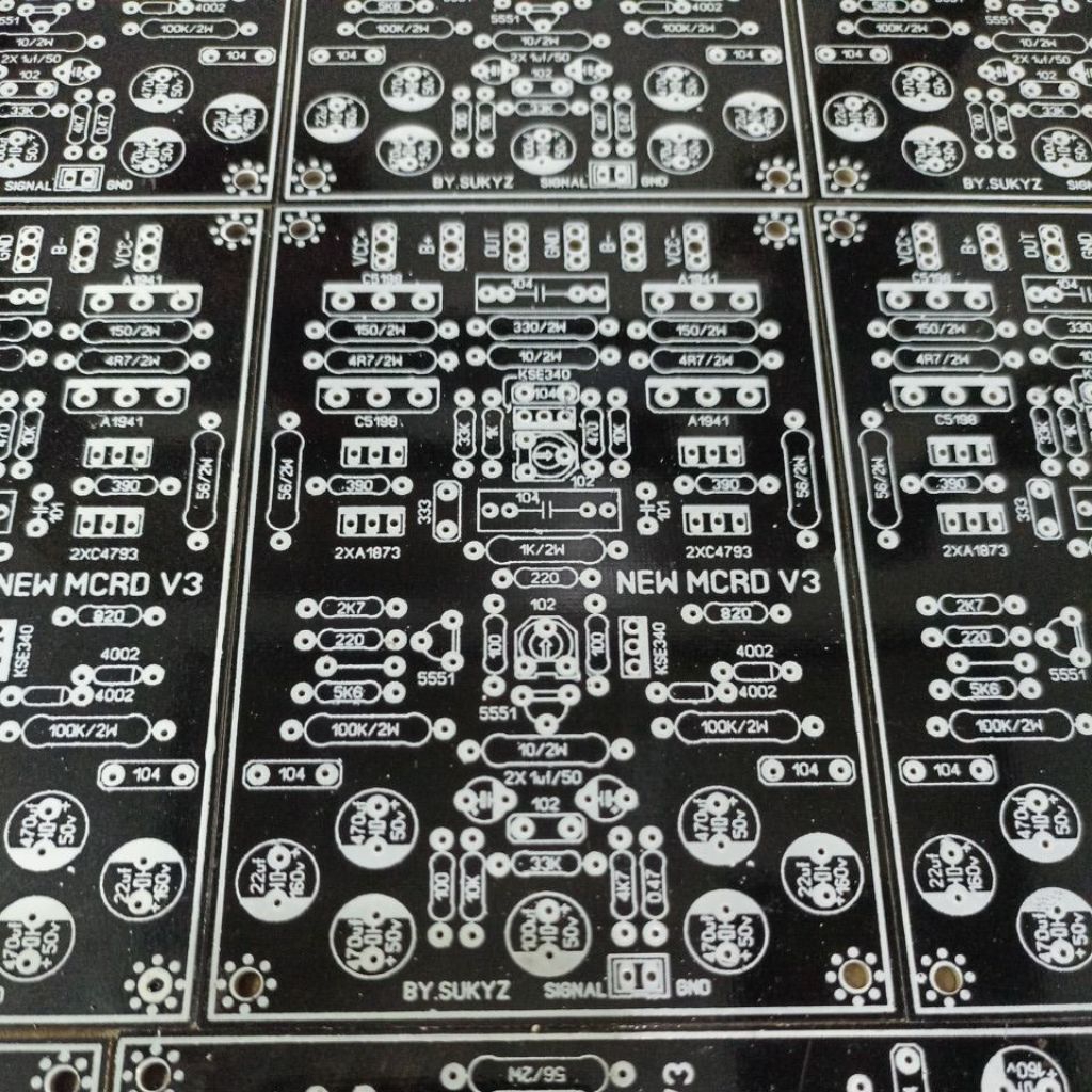 PCB MCRD NEW V3 CLARITY FIBER HITAM