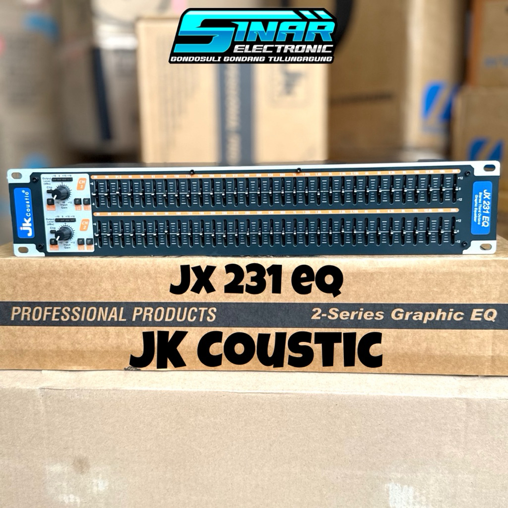 Equalizer JX 231 EQ JK Coustic JX231EQ Original