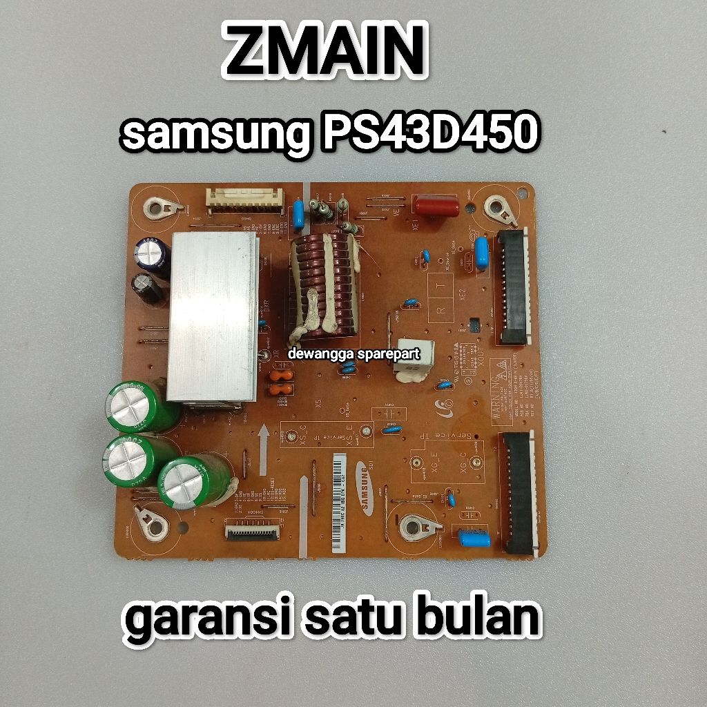 ZMAIN SAMSUNG PS43D450 ZMAIN ZSUS MESIN TV SAMSUNG PLASMA