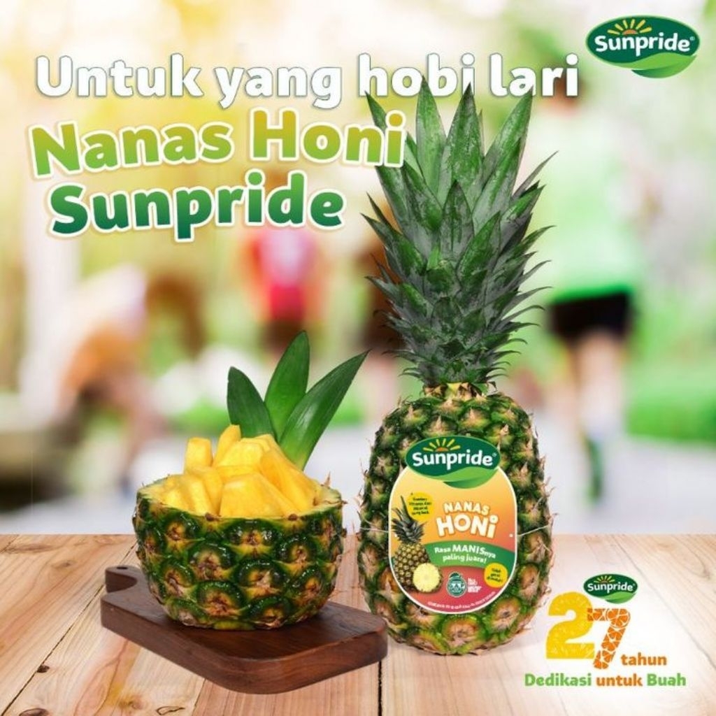 [Premium] Buah Nanas (Madu) Honi Sunpride 1Dus Super Premium Manis