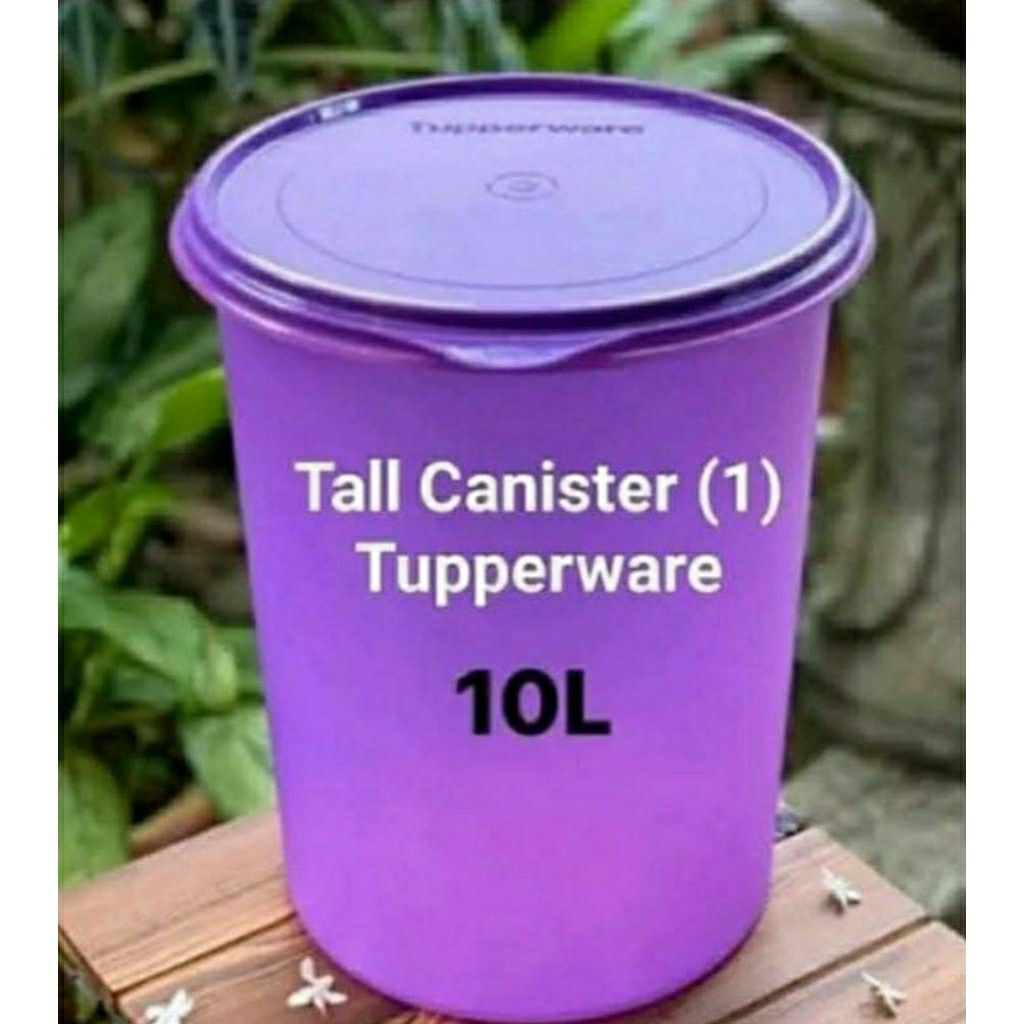 tall canister 10 liter tupperware