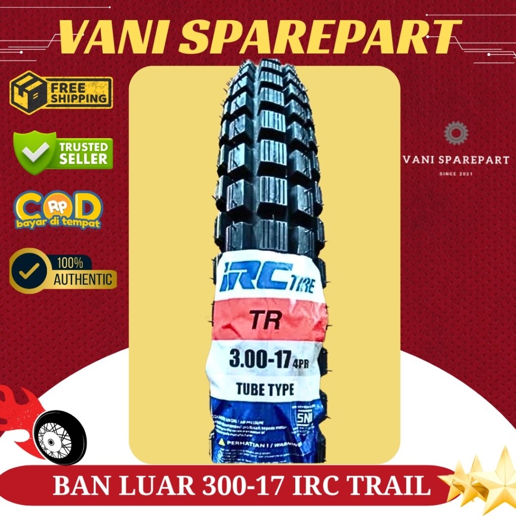 BAN LUAR 300-17 IRC TRAIL