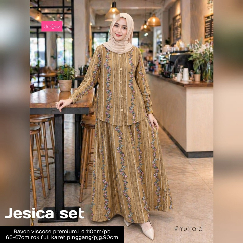 Jesica Set Rok Rayon Premium by Unique