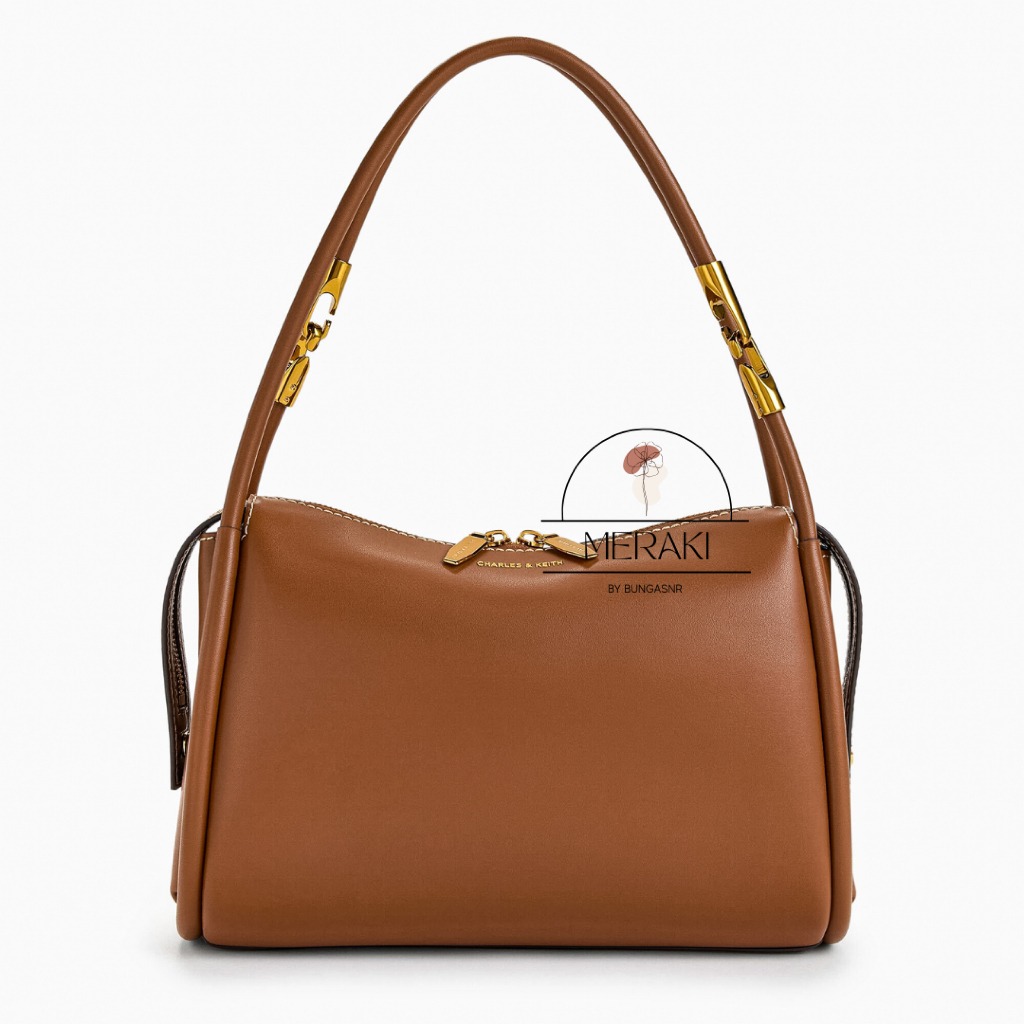 CHARLES & KEITH LYLA TUBULAR SLOUCHY SHOULDER BAG