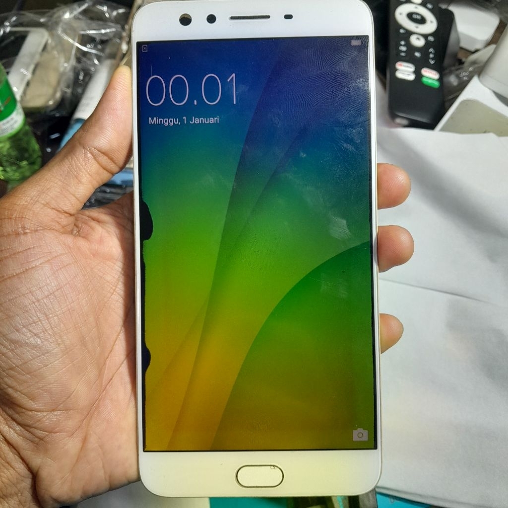 lcd oppo f3 plus original copotan original
