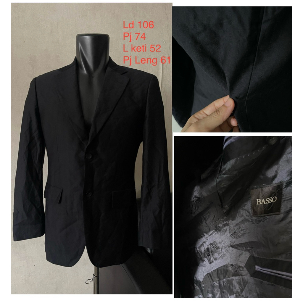 Jas pria warna hitam blazer formal jas pesta jas formal pria hitam