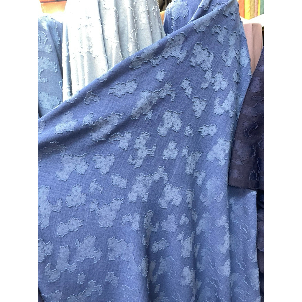 BAHAN VENEZIA MOTIF/BAHAN TERBARU/KUALITAS BAGUS FAN BAHAN JATUH/BISA BUAT GAMIS DAN DRES/HARGA SETE
