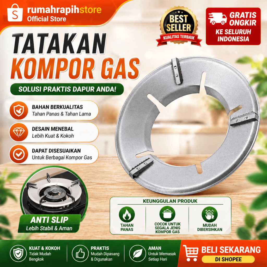 ( CLS ) Tatakan Kompor Stainless / Tatakan alas Kompor