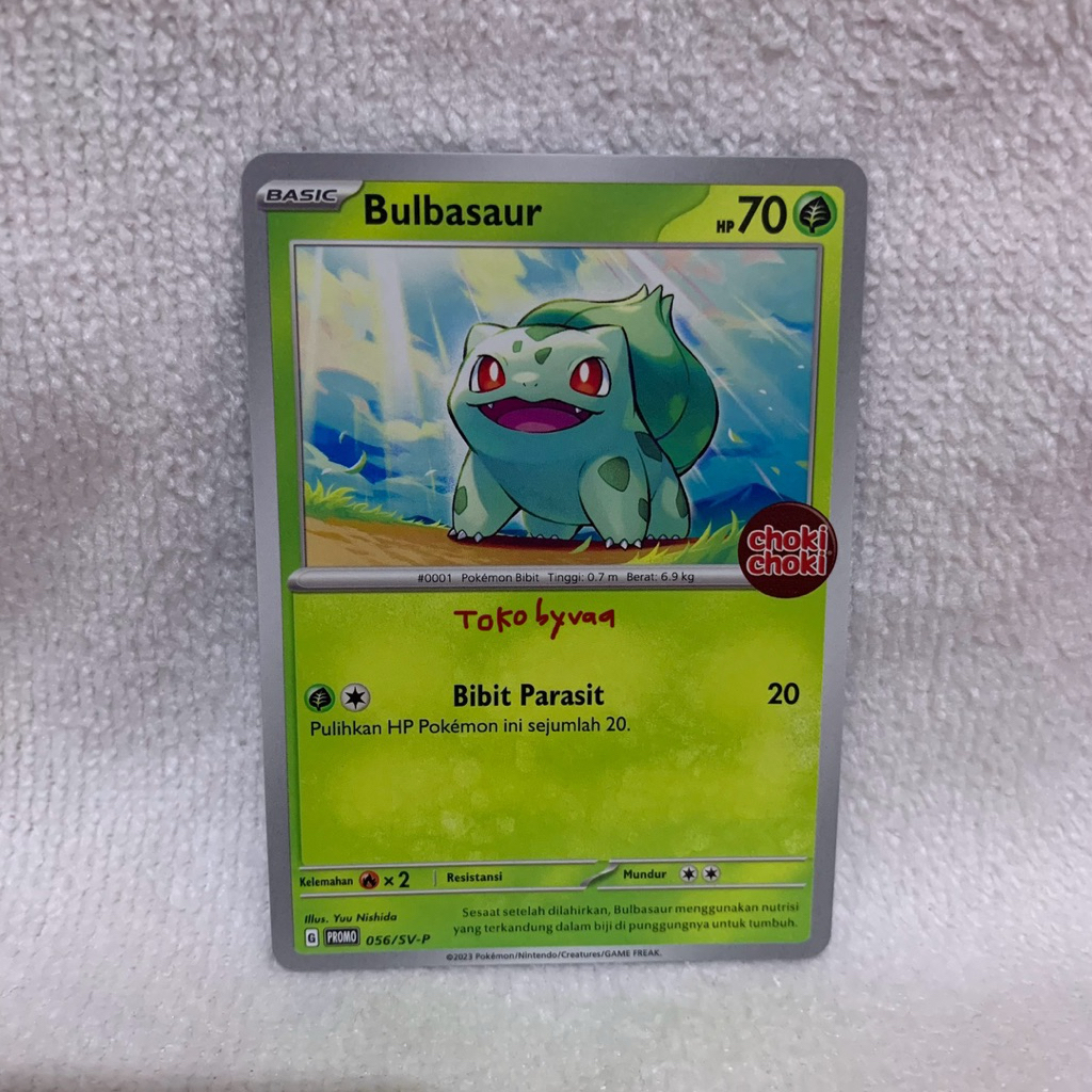 Pokemon Card Promo Chatime,Choki Choki (wajib baca desk)